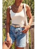 High-waist denim shorts 1778 - Online store - Boutique